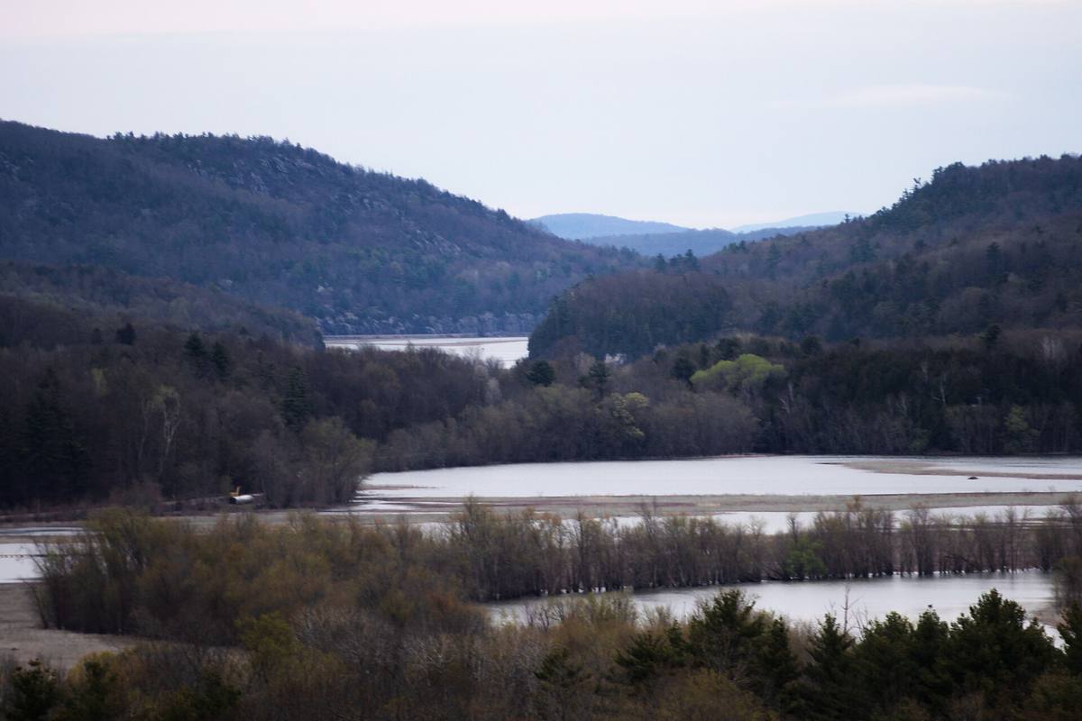 Pohled na jezero Champlain ve státě New York