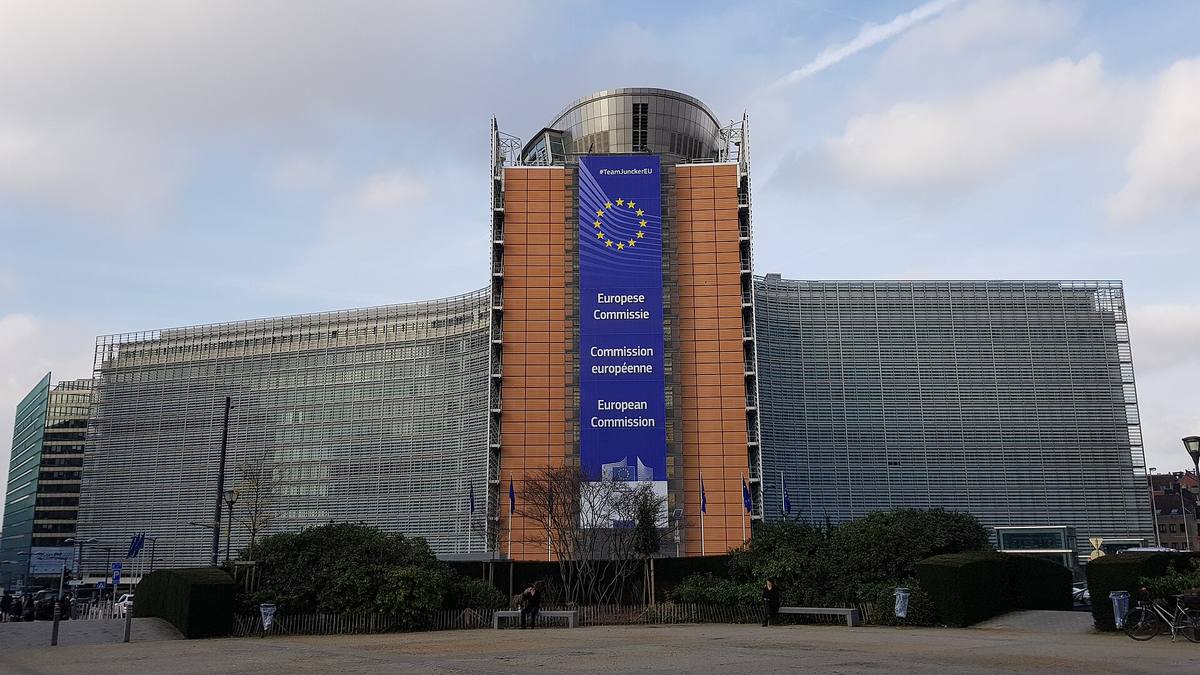 Budova Berlaymont v Bruselu, sídlo Evropské komise