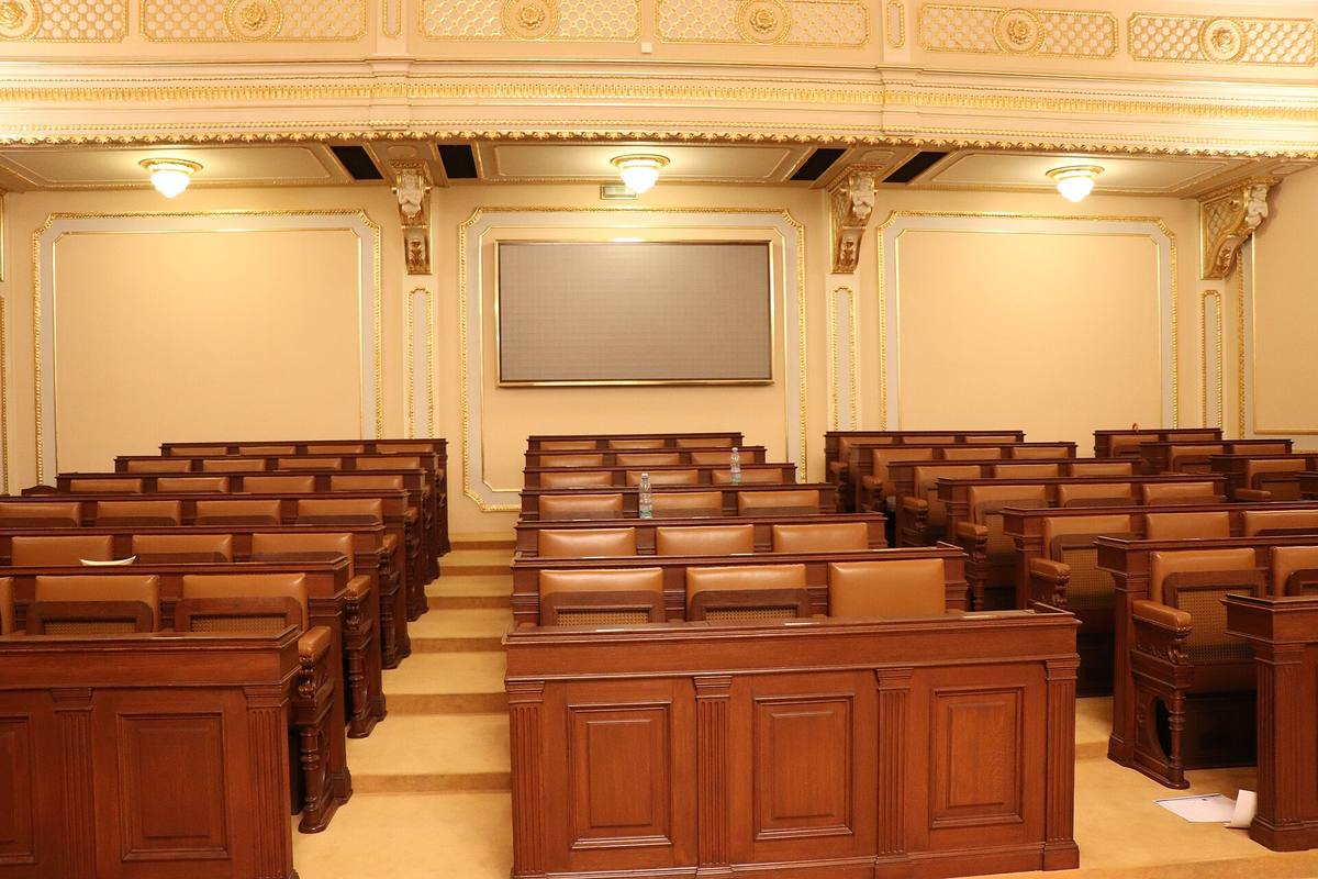 Jednací sál Poslanecké sněmovny při plném zasedání